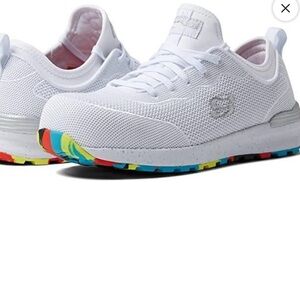 Size 6 Women's - SKECHERS Work
Bulkin - Balran Comp Toe (White) Shoes